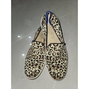 Rothy's camo cat slip on sneakers animal print 10.5